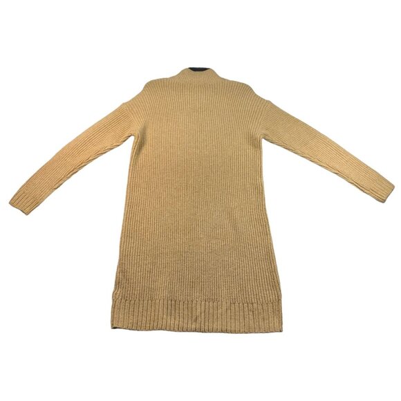 Charter Club Sweater Dress Womens Size Medium Tan long Sleeve Turtleneck  New - Picture 2 of 7